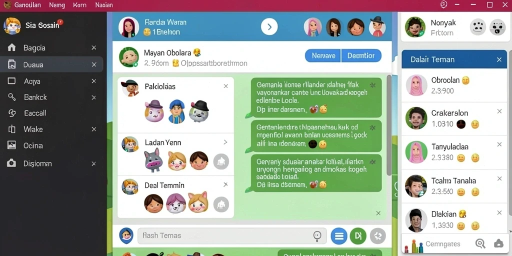 Tampak karakter utama dalam aksi berani.