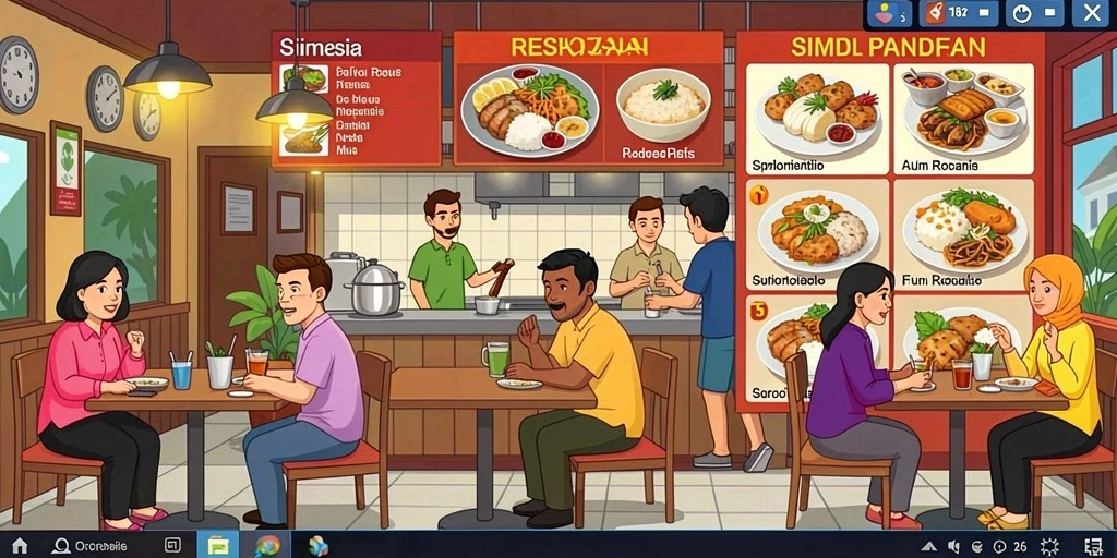 Screenshot menampilkan karakter utama saat menjelajahi hutan.