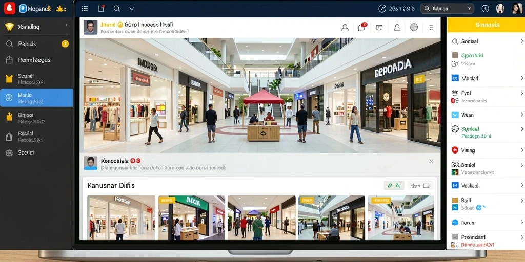 Screenshot menunjukkan grafis yang memukau dalam permainan.