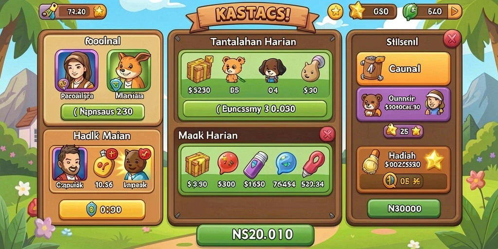 Tampilan grafis yang memukau dan colorful.
