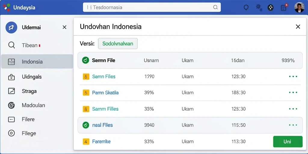Tampilan antarmuka permainan yang intuitif.