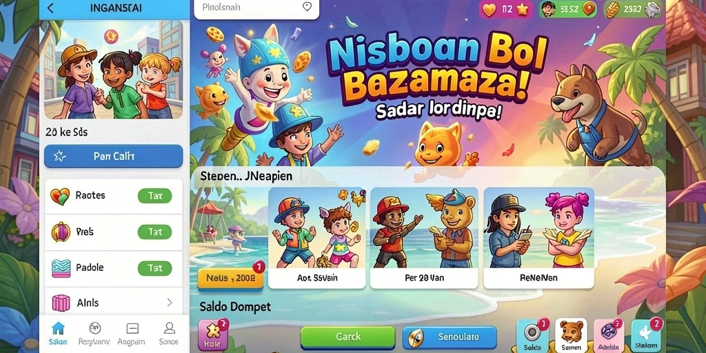 Tampilan antarmuka utama IDN89 yang menarik.