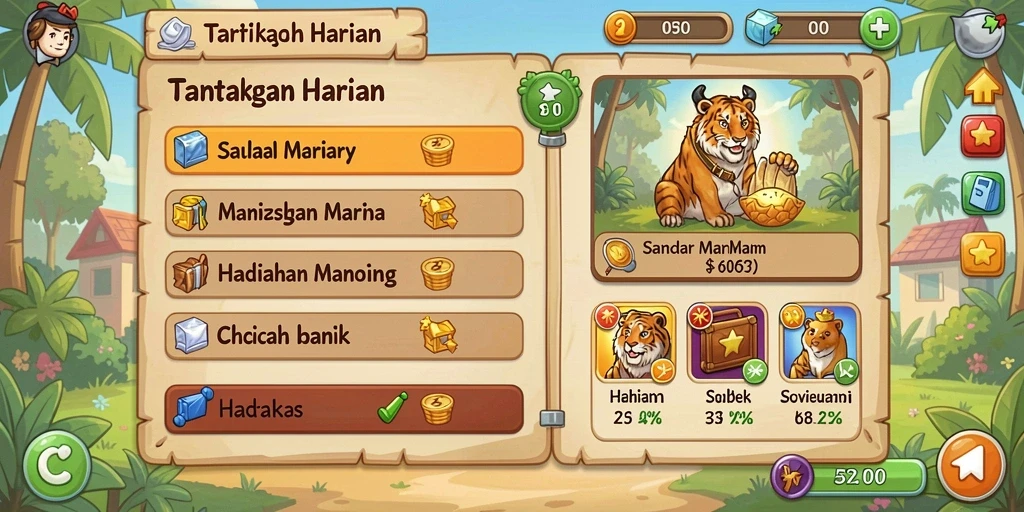 Tangkapan layar aplikasi MNDUIT yang menampilkan antarmuka utama.
