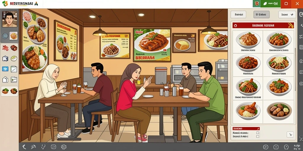 Tampilan grafik yang memukau dan detail luar angkasa.