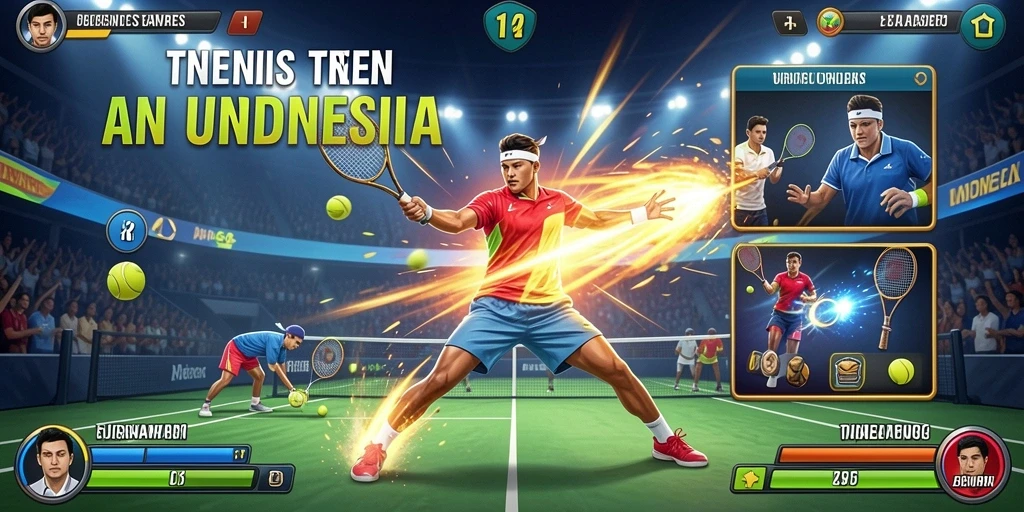 Tampilan gameplay yang mendebarkan dan penuh aksi.