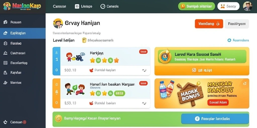 Tampilan antarmuka yang menarik dan mudah digunakan.